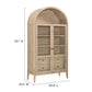 Nolan 74" Tall Wide Arched Storage Display Cabinet by Modway | Cabinets | Modishstore - 33