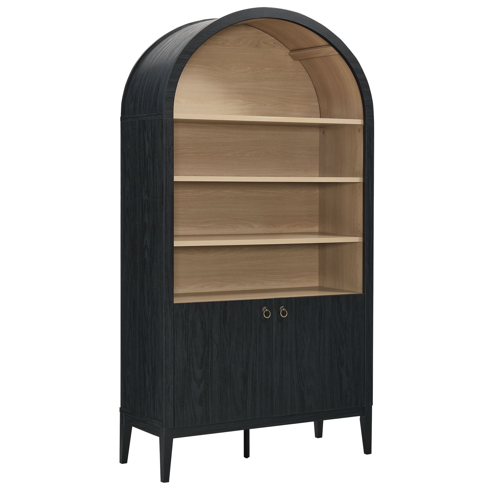 Nolan 74" Tall Wide Arched Storage Display Cabinet Bookshelf by Modway | Cabinets | Modishstore - 2