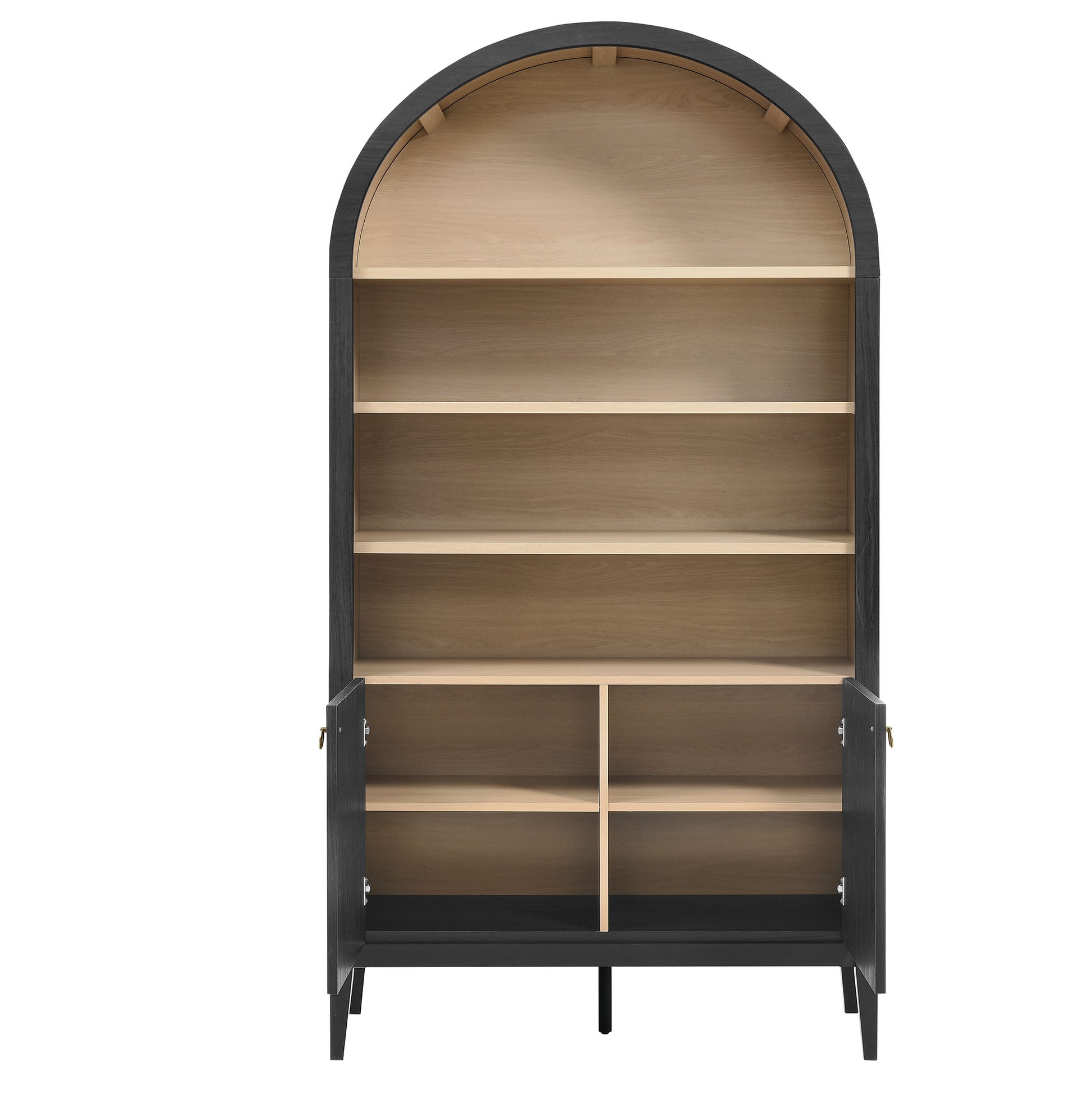 Nolan 74" Tall Wide Arched Storage Display Cabinet Bookshelf by Modway | Cabinets | Modishstore - 5