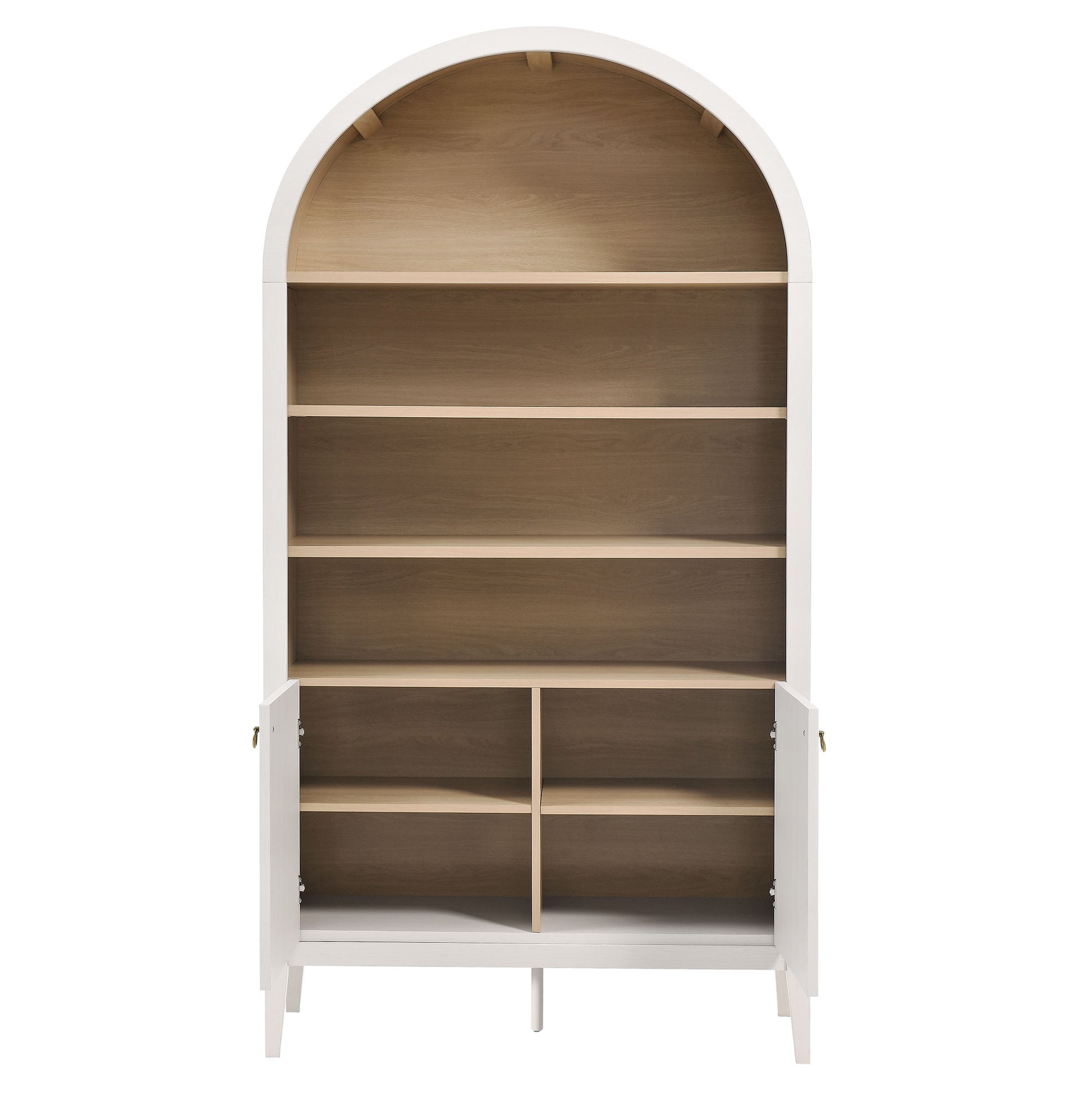 Nolan 74" Tall Wide Arched Storage Display Cabinet Bookshelf by Modway | Cabinets | Modishstore - 14