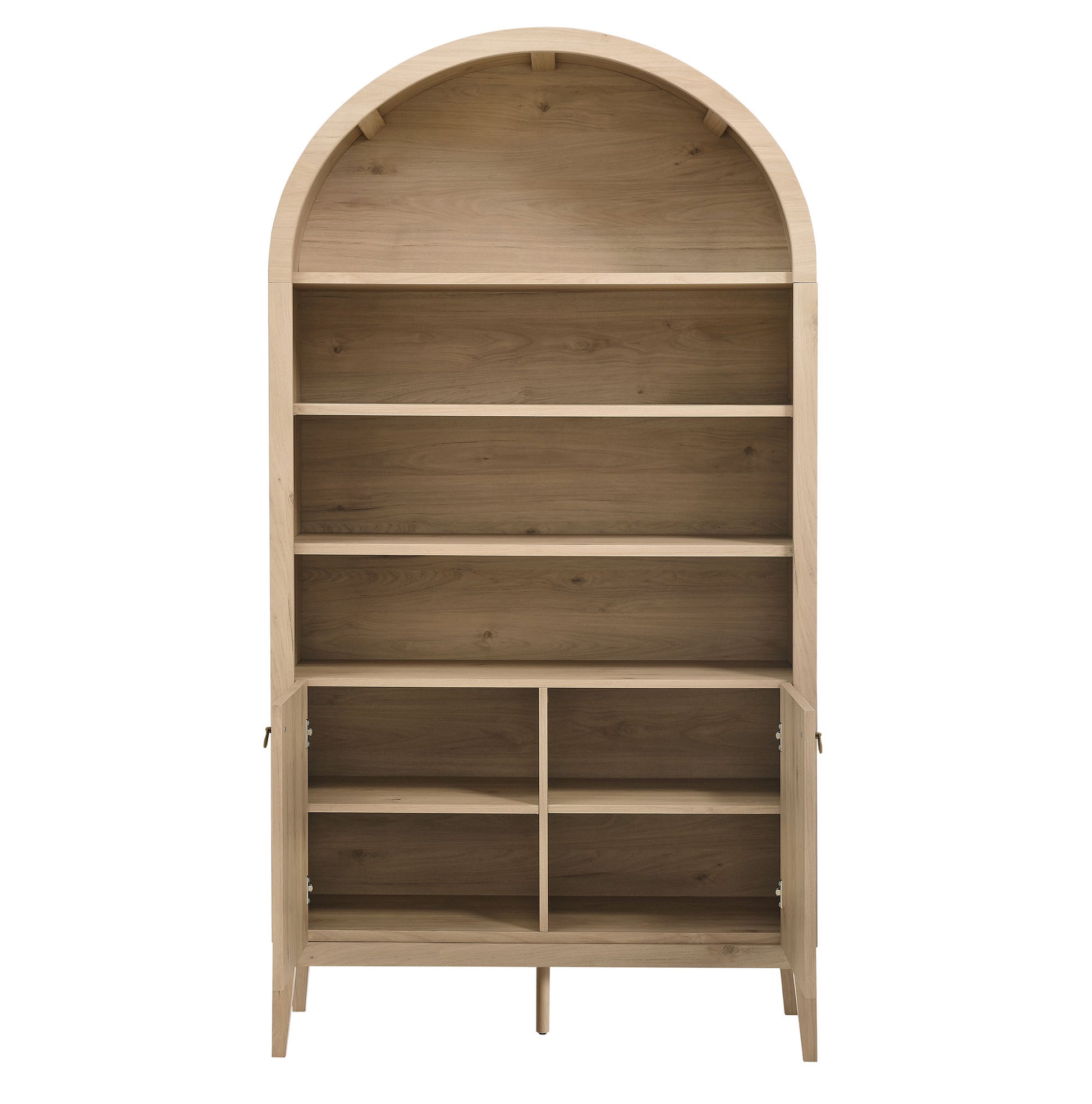 Nolan 74" Tall Wide Arched Storage Display Cabinet Bookshelf by Modway | Cabinets | Modishstore - 24