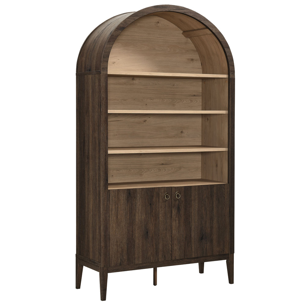 Nolan 74" Tall Wide Arched Storage Display Cabinet Bookshelf by Modway | Cabinets | Modishstore - 31