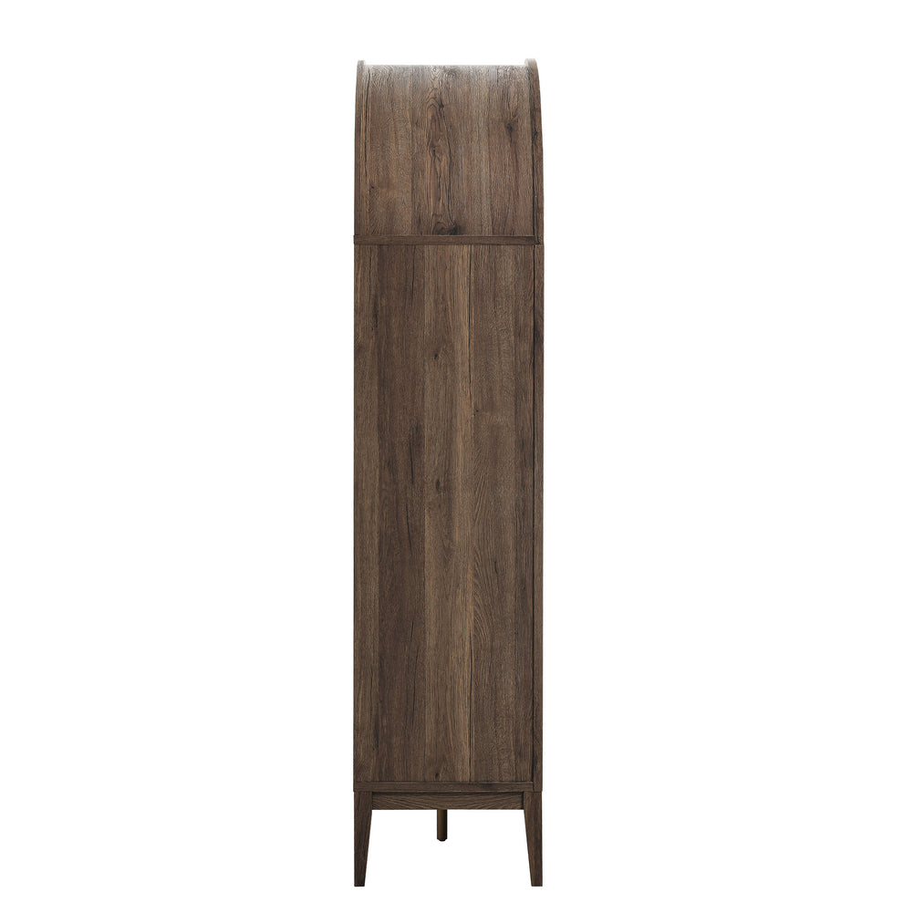 Nolan 74" Tall Wide Arched Storage Display Cabinet Bookshelf by Modway | Cabinets | Modishstore - 32