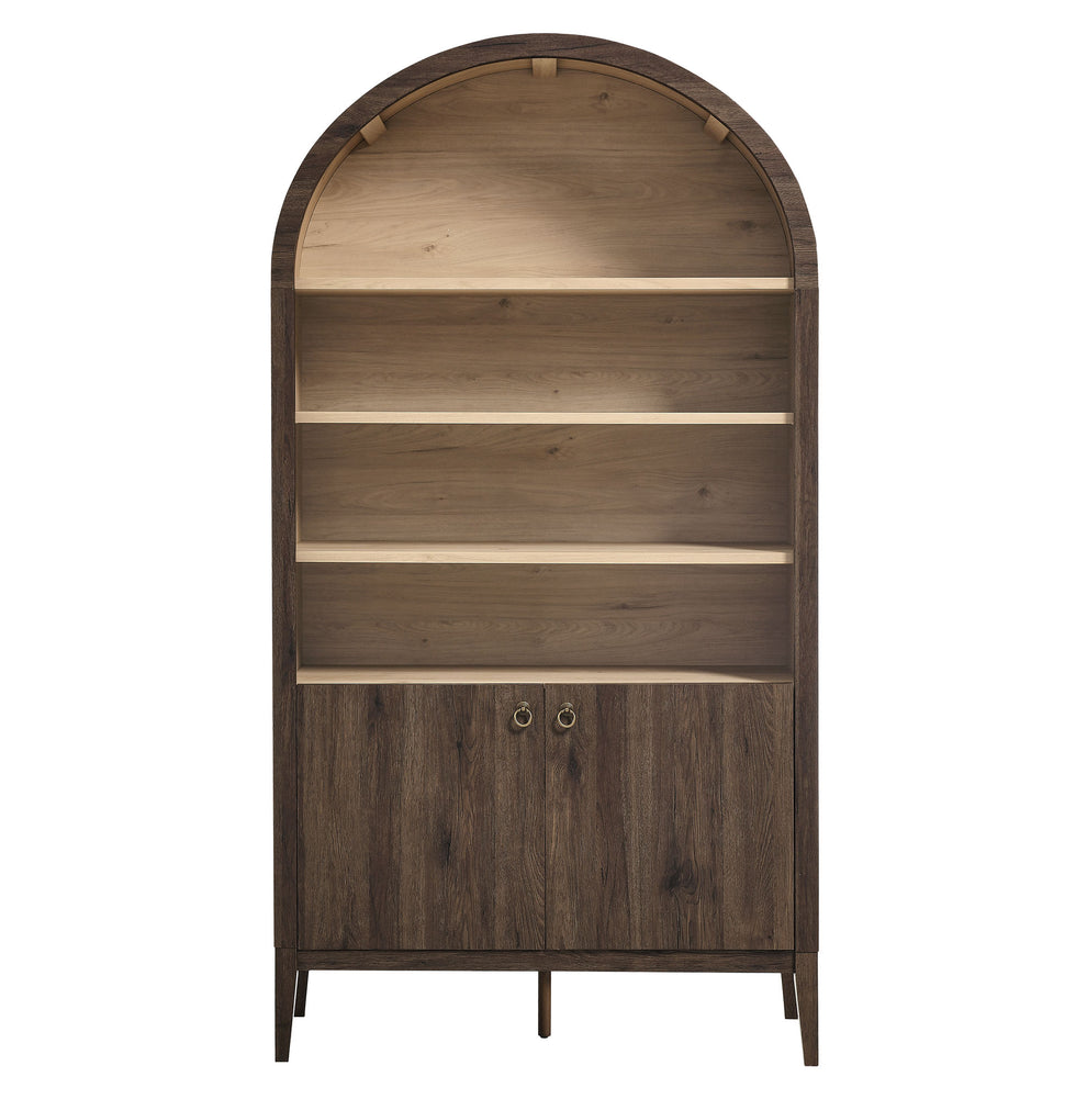 Nolan 74" Tall Wide Arched Storage Display Cabinet Bookshelf by Modway | Cabinets | Modishstore - 33