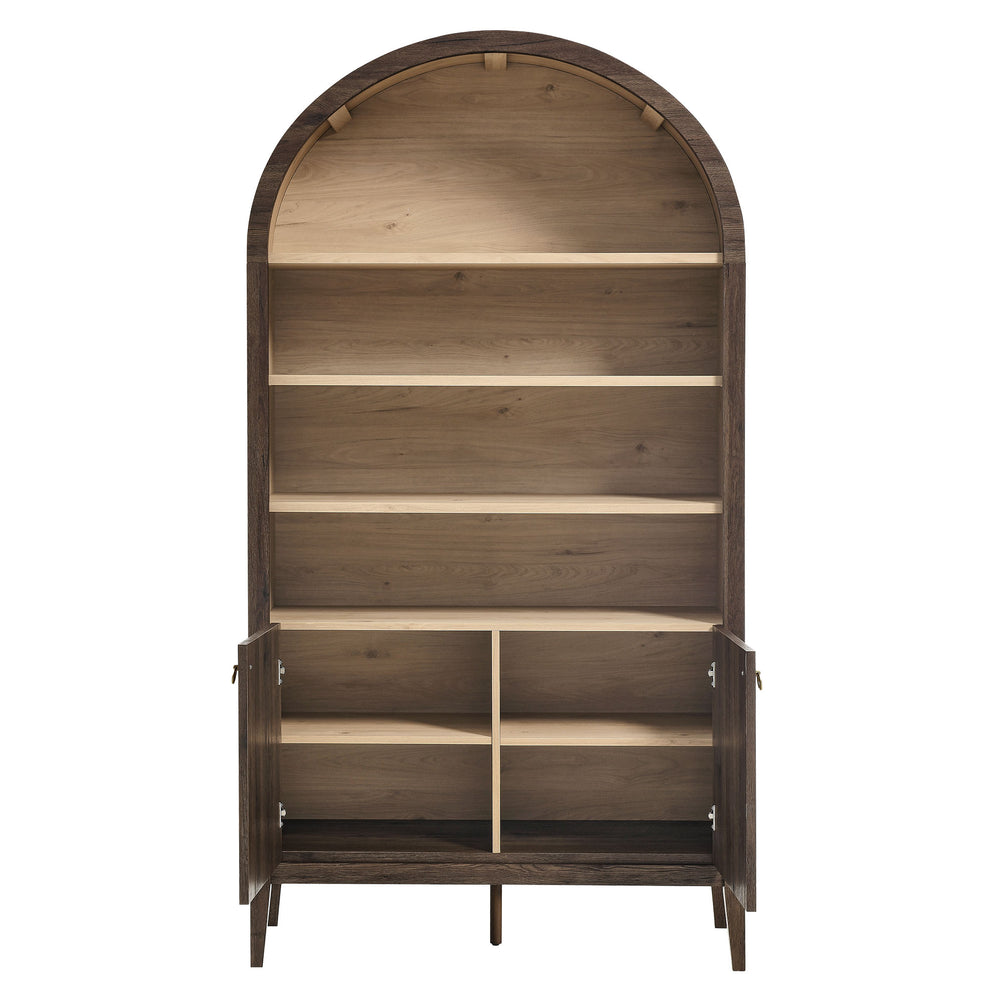 Nolan 74" Tall Wide Arched Storage Display Cabinet Bookshelf by Modway | Cabinets | Modishstore - 34