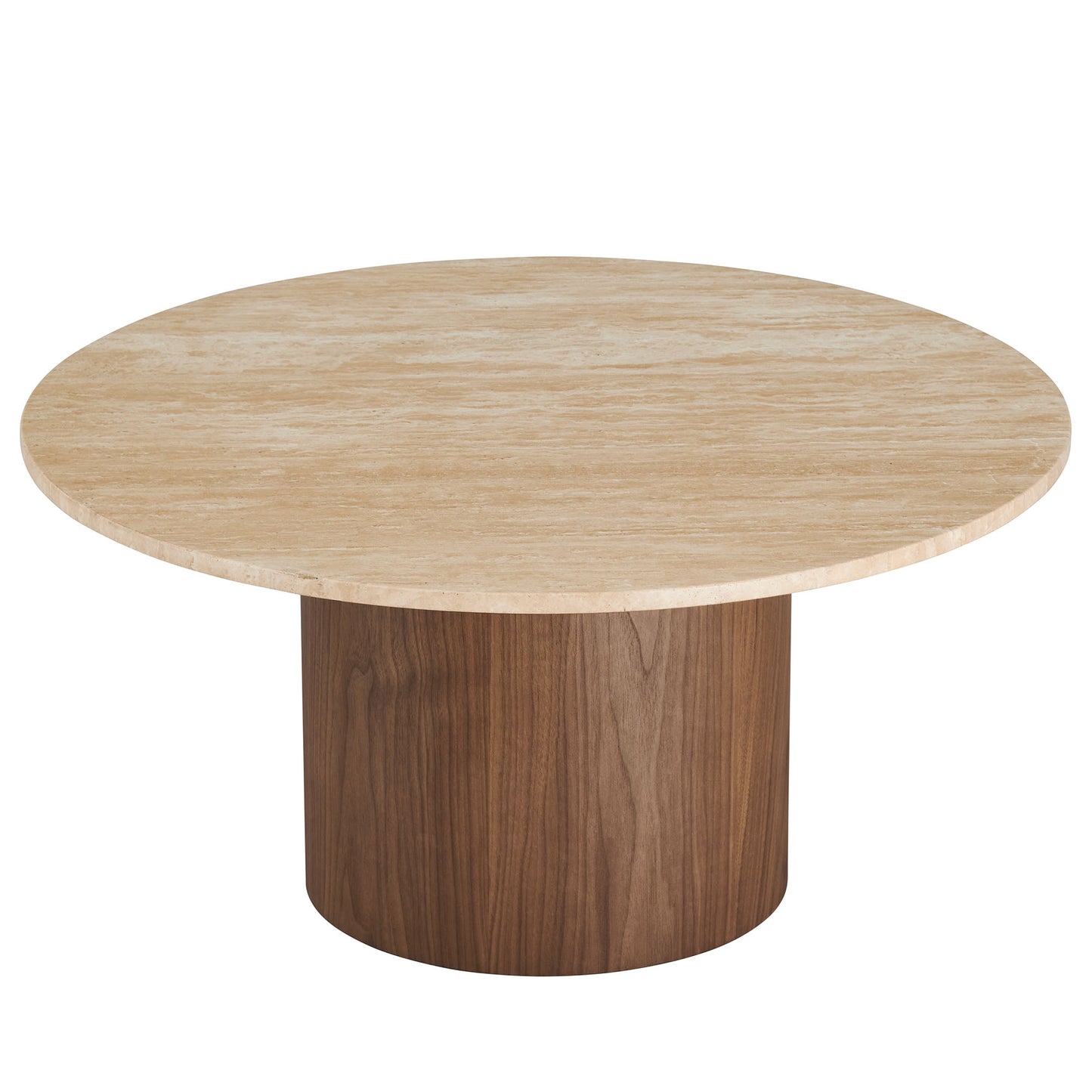 Kioni Round Travertine Coffee Table by Modway | Coffee Tables | Modishstore - 3