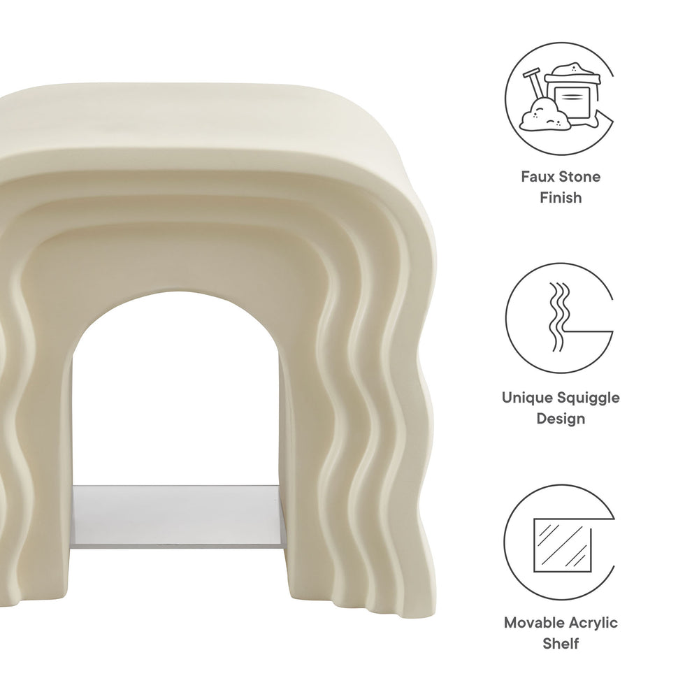 Jorin Squiggle Side Table by Modway | Side Tables | Modishstore - 7