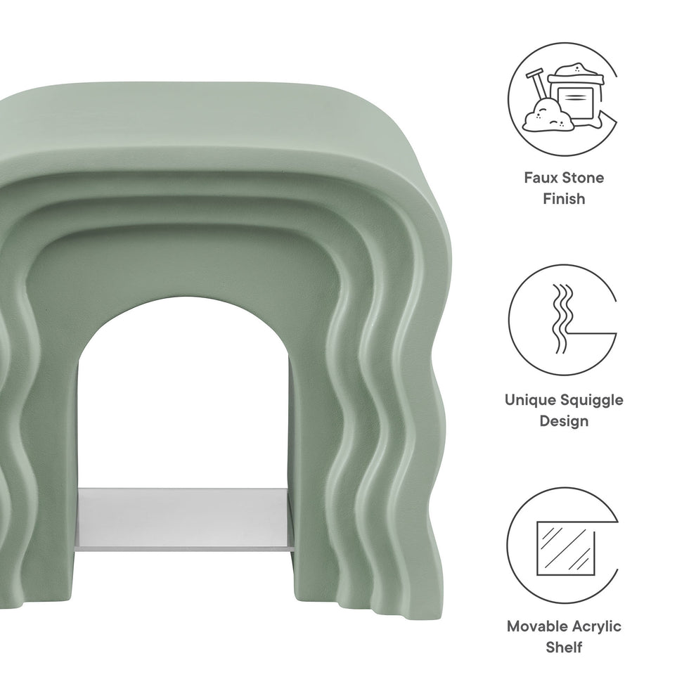 Jorin Squiggle Side Table by Modway | Side Tables | Modishstore - 15