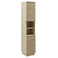 Render Tall Narrow Faux Travertine Linen Storage Cabinet by Modway | Bathroom Accessories | Modishstore - 2