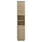 Render Tall Narrow Faux Travertine Linen Storage Cabinet by Modway | Bathroom Accessories | Modishstore - 4