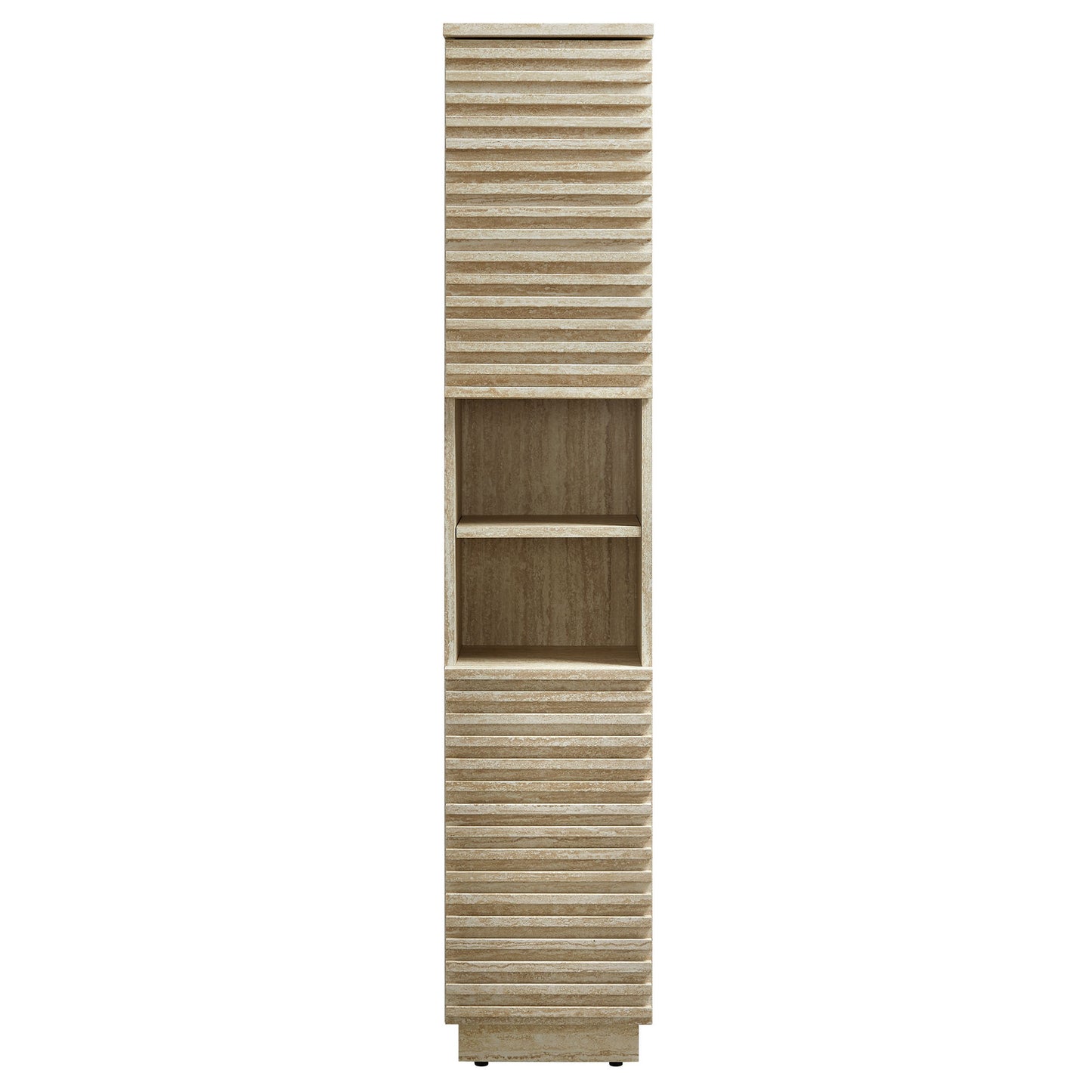 Render Tall Narrow Faux Travertine Linen Storage Cabinet by Modway | Bathroom Accessories | Modishstore - 4