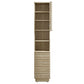 Render Tall Narrow Faux Travertine Linen Storage Cabinet by Modway | Bathroom Accessories | Modishstore - 5