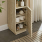 Render Tall Narrow Faux Travertine Linen Storage Cabinet by Modway | Bathroom Accessories | Modishstore - 7