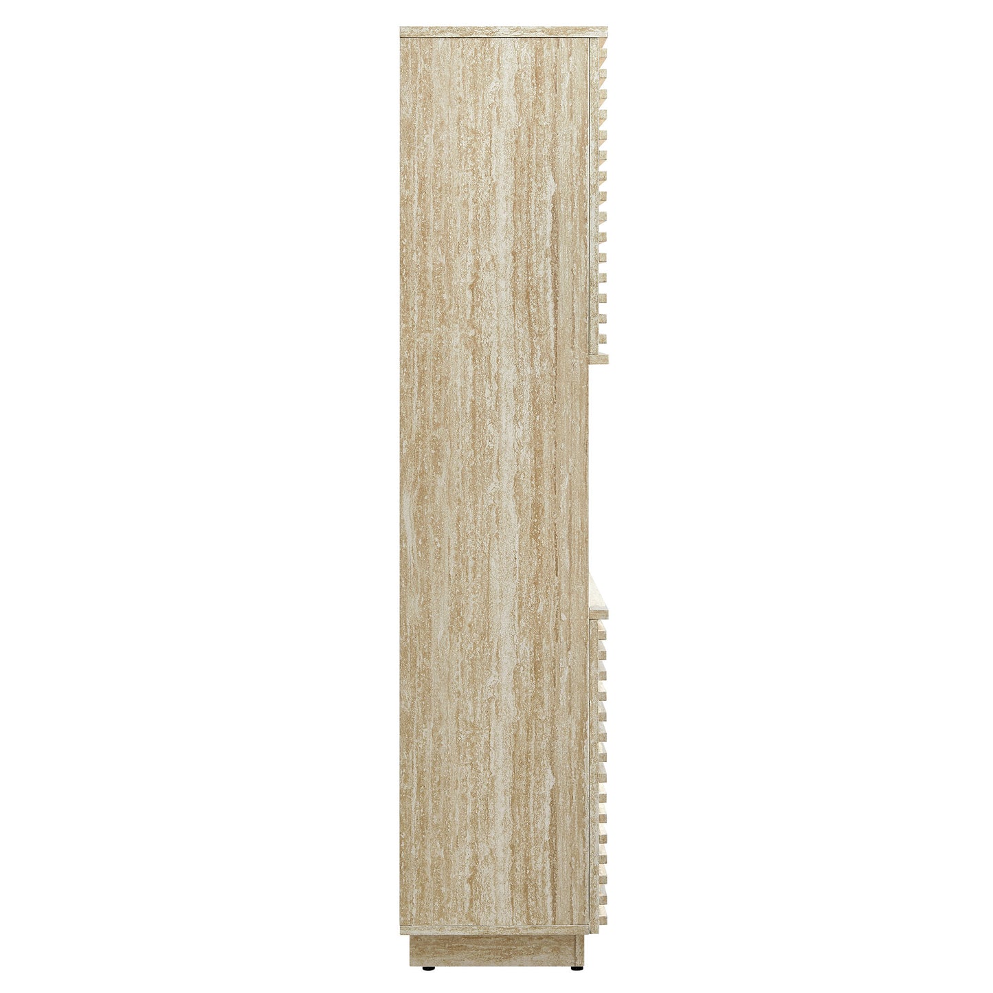 Render Tall Faux Travertine Linen Storage Cabinet by Modway | Bathroom Accessories | Modishstore - 3