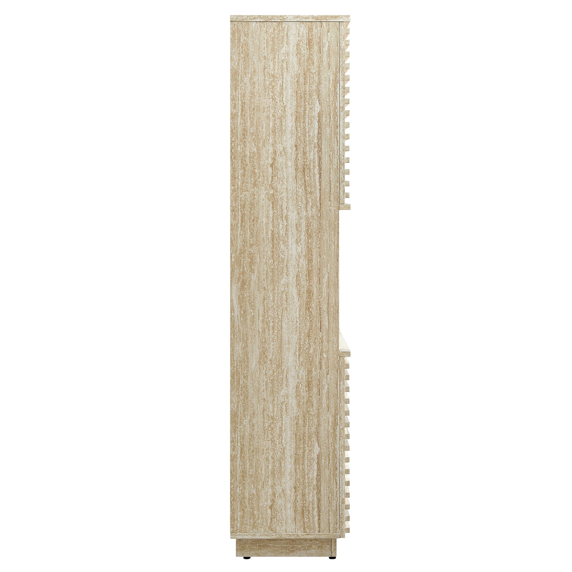 Render Tall Faux Travertine Linen Storage Cabinet by Modway | Bathroom Accessories | Modishstore - 3