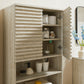 Render Tall Faux Travertine Linen Storage Cabinet by Modway | Bathroom Accessories | Modishstore - 7