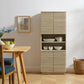 Render Tall Faux Travertine Linen Storage Cabinet by Modway | Bathroom Accessories | Modishstore - 8