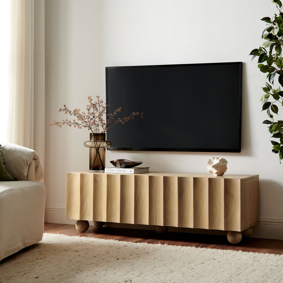 Sorren Scalloped 54" Wood TV Stand by Modway | TV Stands | Modishstore - 1