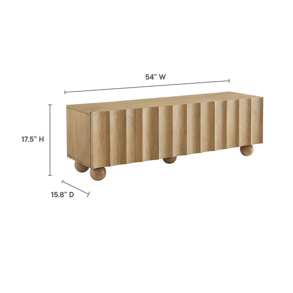 Sorren Scalloped 54" Wood TV Stand by Modway | TV Stands | Modishstore - 9