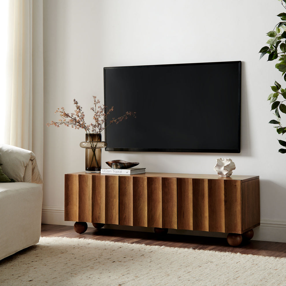 Sorren Scalloped 54" Wood TV Stand by Modway | TV Stands | Modishstore - 16