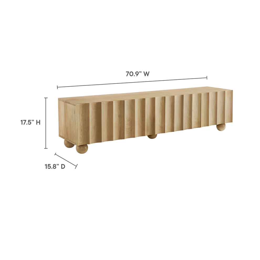 Sorren Scalloped 71" Wood TV Stand by Modway | TV Stands | Modishstore - 9