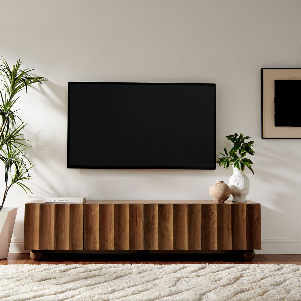 Sorren Scalloped 71" Wood TV Stand by Modway | TV Stands | Modishstore - 16