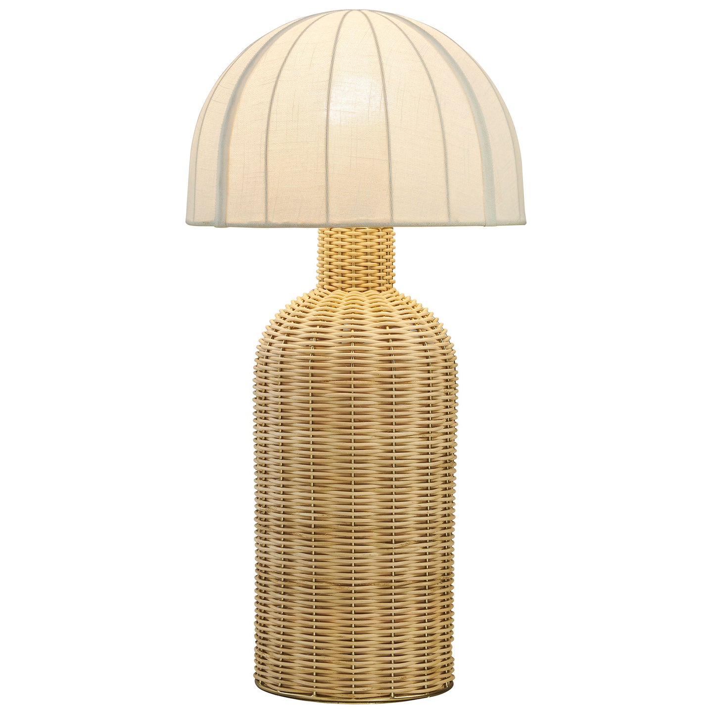 Santo Rattan Table Lamp With Dome Shade by Modway | Table Lamps | Modishstore - 2