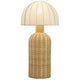 Santo Rattan Table Lamp With Dome Shade by Modway | Table Lamps | Modishstore - 2 - Santo Rattan Table Lamp With Dome Shade by Modway