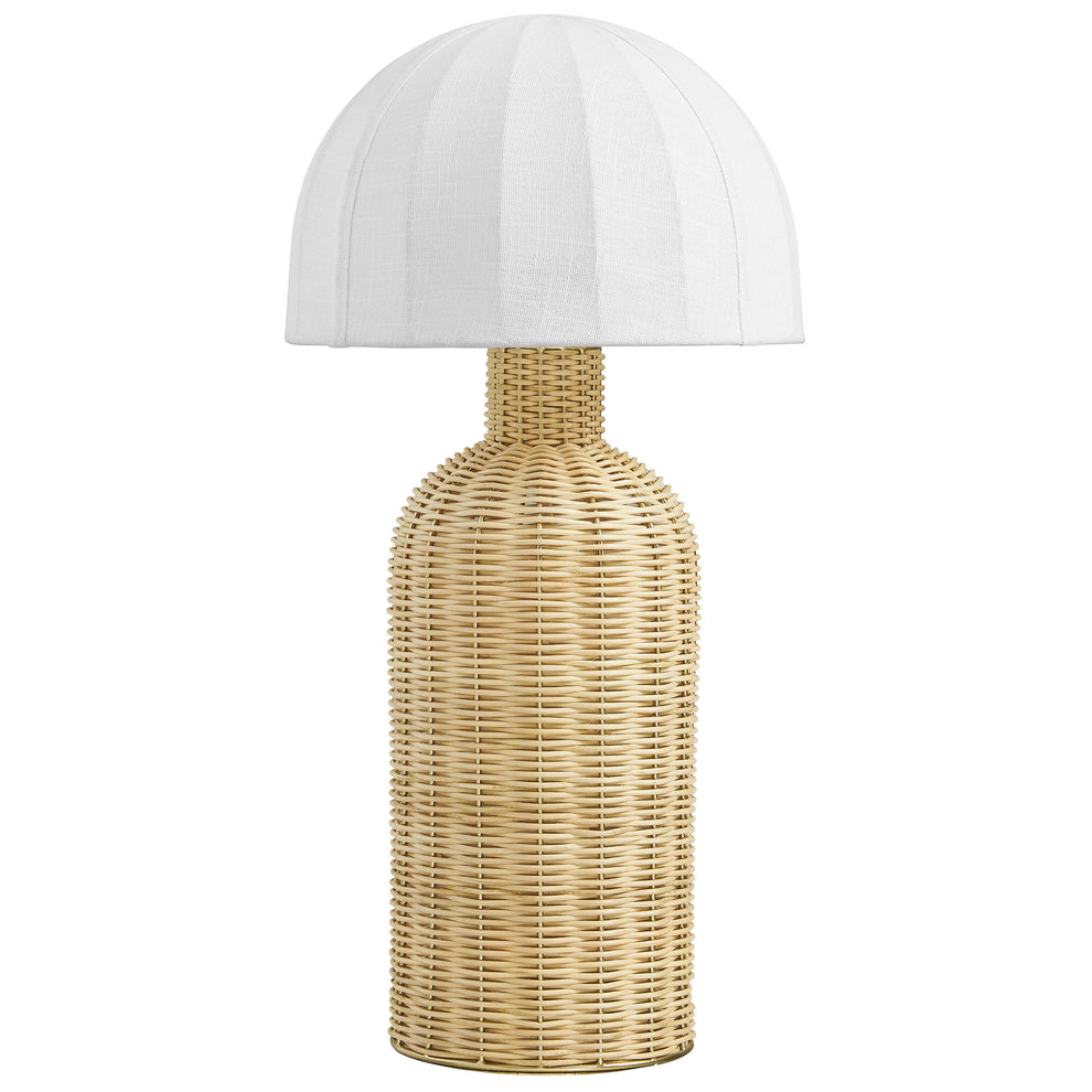 Santo Rattan Table Lamp With Dome Shade by Modway | Table Lamps | Modishstore - 3