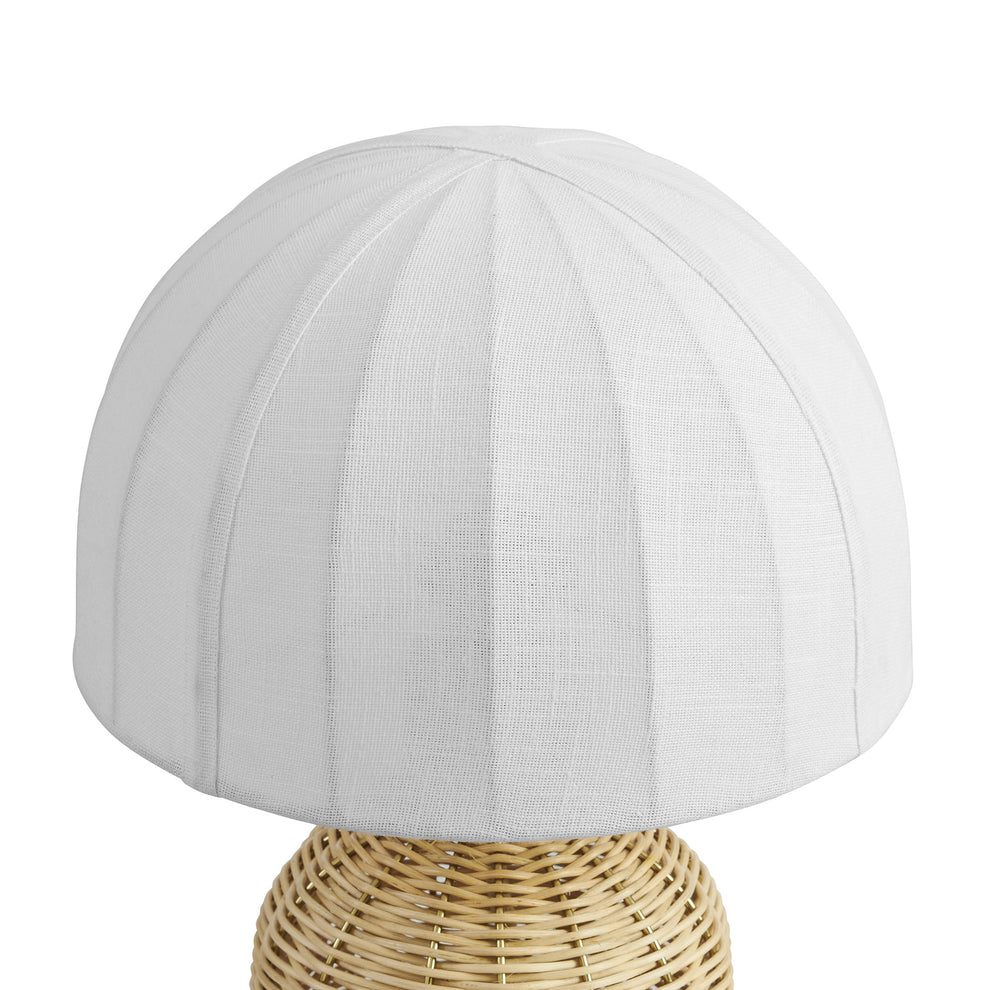 Santo Rattan Table Lamp With Dome Shade by Modway | Table Lamps | Modishstore - 4