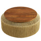 Maris Seagrass and Wood Coffee Table by Modway | Accent Tables | Modishstore - 3