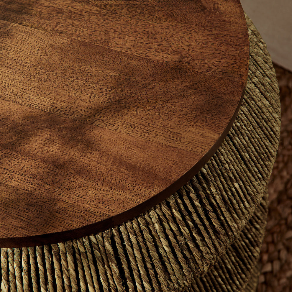 Maris Seagrass and Wood End Table by Modway | END Tables | Modishstore - 6