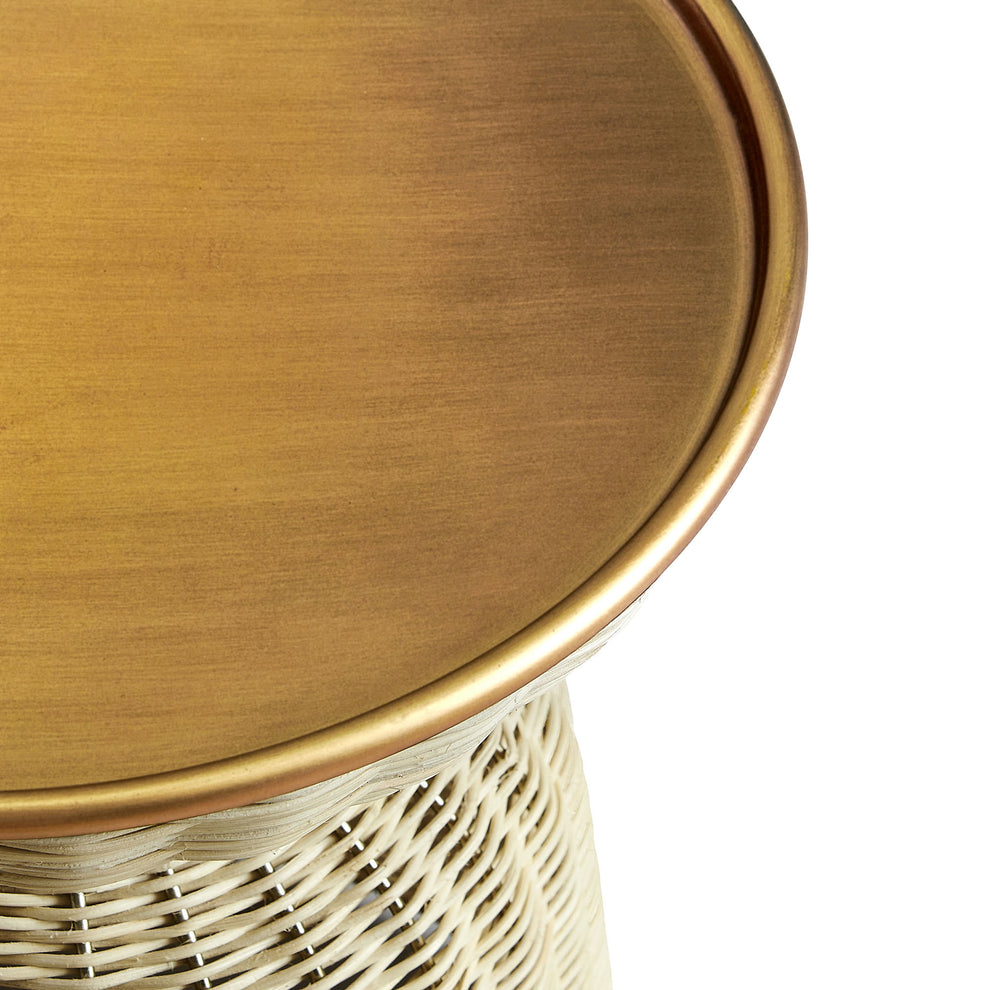 Lazaro Round Rattan Side Table by Modway | Side Tables | Modishstore - 4