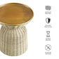 Lazaro Round Rattan Side Table by Modway | Side Tables | Modishstore - 7