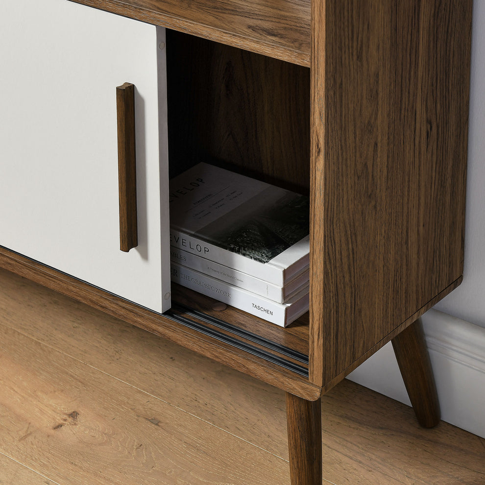 Transmit 45" Bookcase with Sliding Doors by Modway | Bookcases | Modishstore - 15