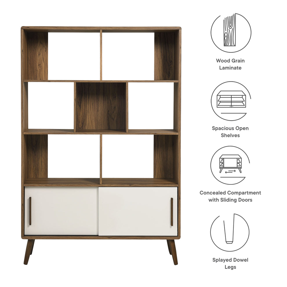 Transmit 45" Bookcase with Sliding Doors by Modway | Bookcases | Modishstore - 17