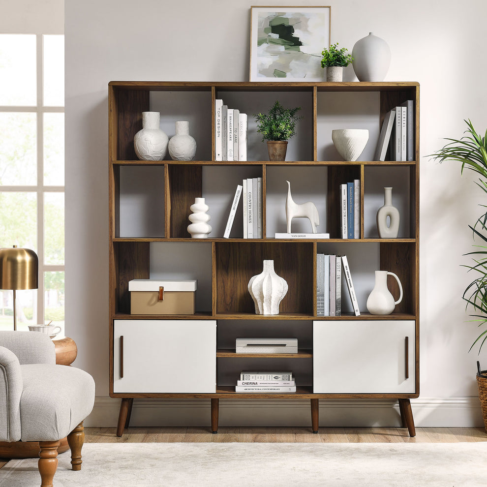 Transmit 59" Bookcase with Sliding Doors by Modway | Bookcases | Modishstore - 16