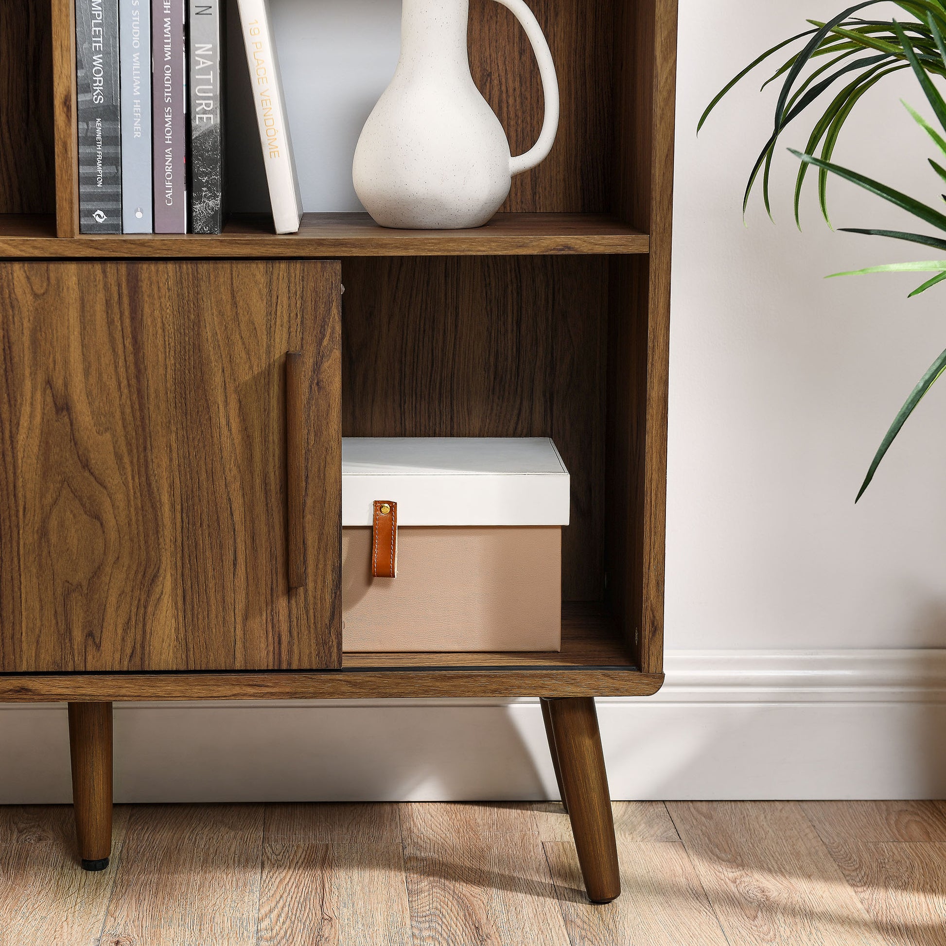 Transmit 59" Bookcase with Sliding Doors by Modway | Bookcases | Modishstore - 7