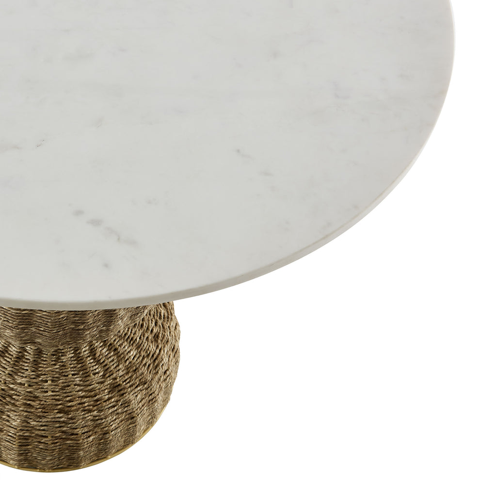 Zale 36" Marble and Seagrass Dining Table by Modway | Dining Tables | Modishstore - 4