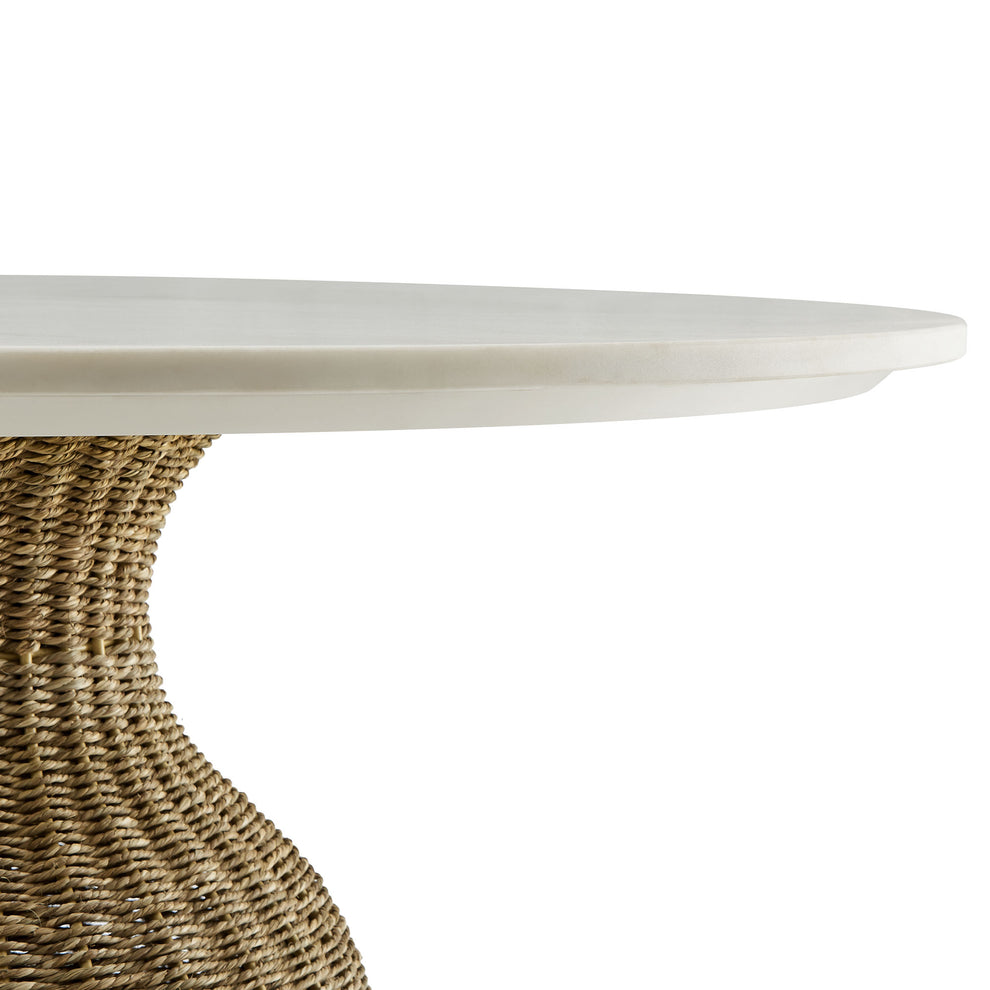 Zale 36" Marble and Seagrass Dining Table by Modway | Dining Tables | Modishstore - 6