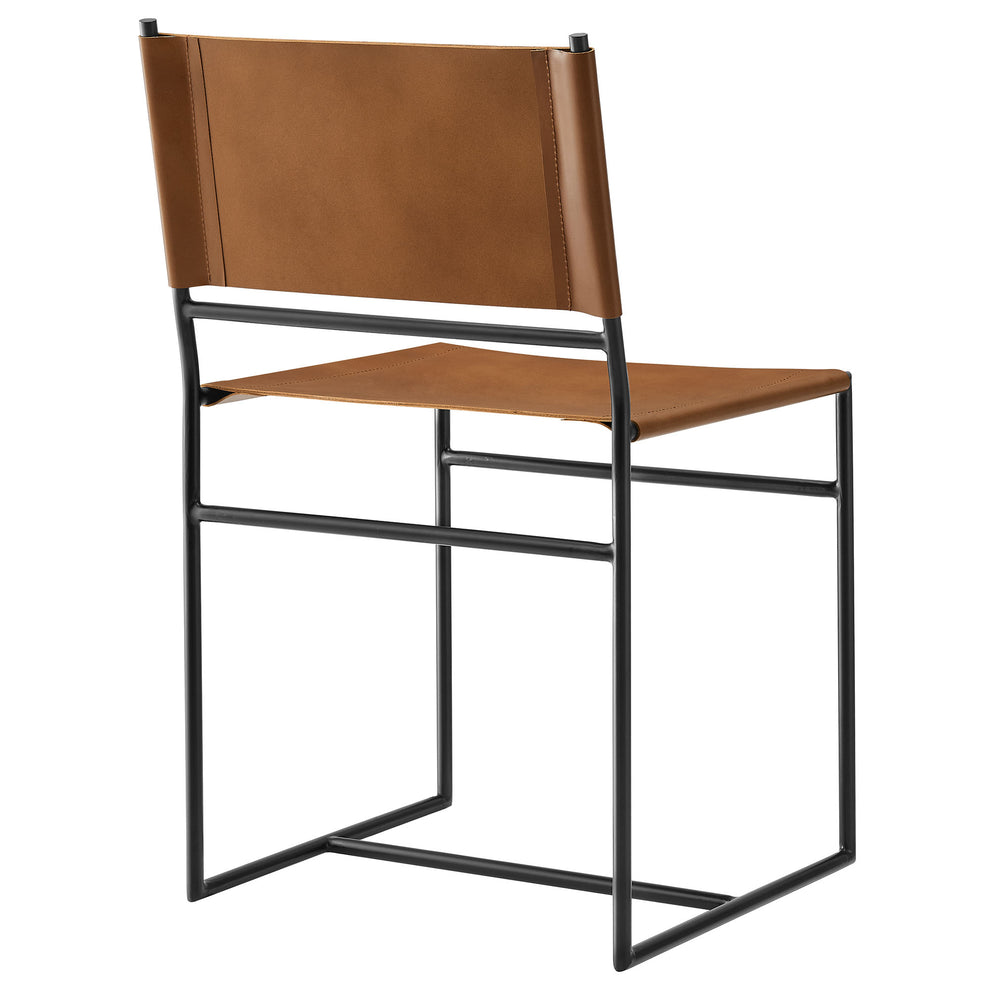 Thatcher Leather and Metal Dining Chair by Modway | Dining Chairs | Modishstore - 4