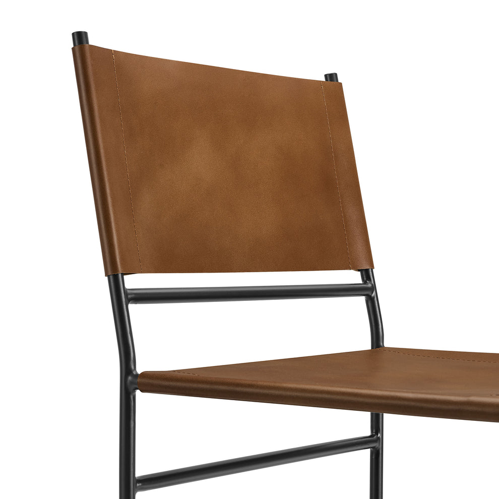 Thatcher Leather and Metal Dining Chair by Modway | Dining Chairs | Modishstore - 6