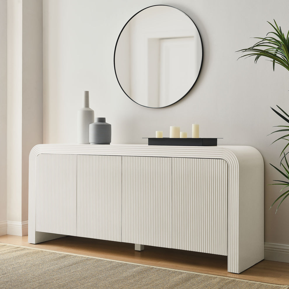 Waterflute 70" Fluted Sideboard Cabinet by Modway | Sideboards | Modishstore - 8