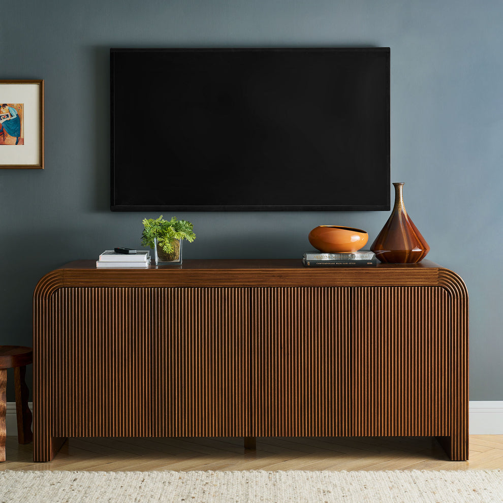 Waterflute 70" Fluted Sideboard Cabinet by Modway | Sideboards | Modishstore - 17