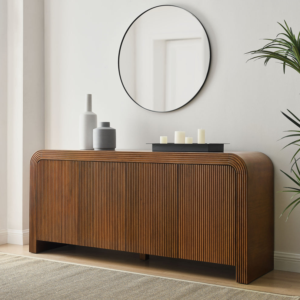 Waterflute 70" Fluted Sideboard Cabinet by Modway | Sideboards | Modishstore - 18