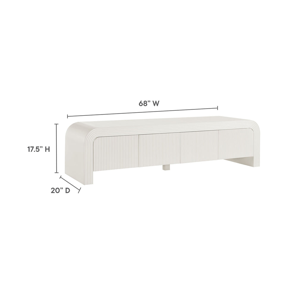 Waterflute 68" Fluted TV Stand by Modway | TV Stands | Modishstore - 9