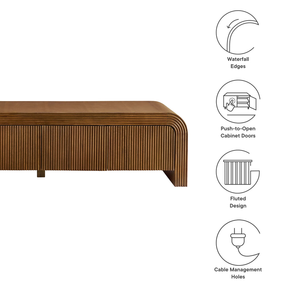 Waterflute 68" Fluted TV Stand by Modway | TV Stands | Modishstore - 17