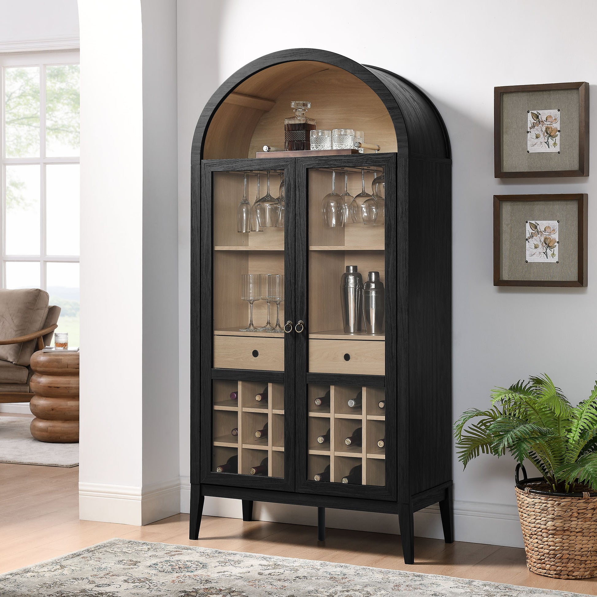 Nolan Arched Bar Cabinet by Modway | Cabinets | Modishstore - 1