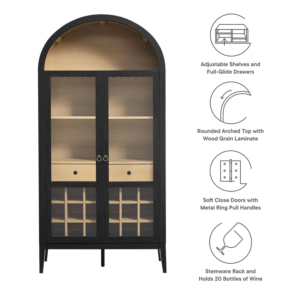 Nolan Arched Bar Cabinet by Modway | Cabinets | Modishstore - 9