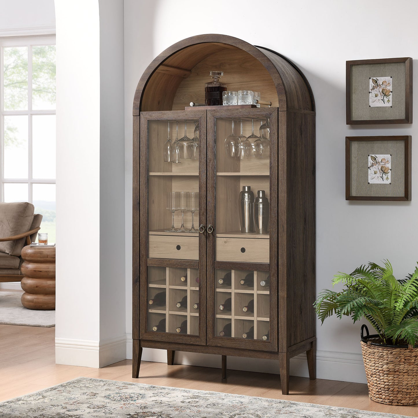 Nolan Arched Bar Cabinet by Modway | Cabinets | Modishstore - 38